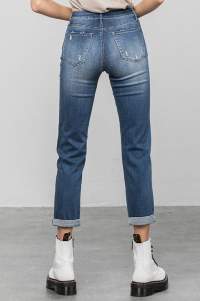Denim Lab USA Slim Boyfriend Jeans