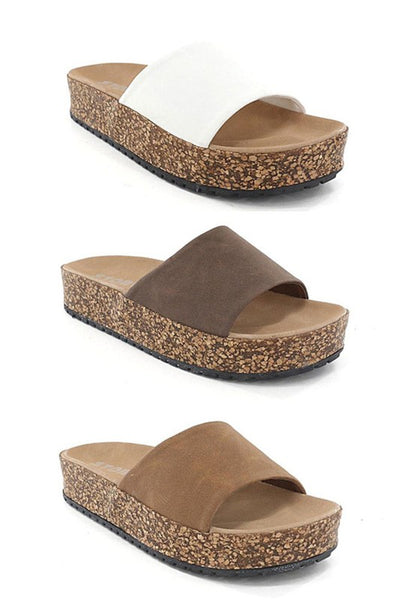 Let's See Style CORK SANDAL
