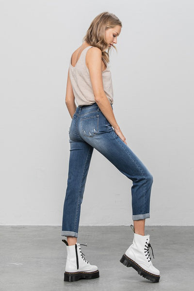Denim Lab USA Slim Boyfriend Jeans