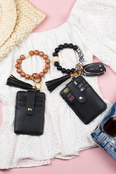 Aili's Corner Silicone Key Ring Wallet Bracelet