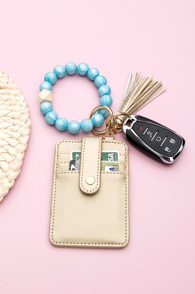Aili's Corner Silicone Key Ring Wallet Bracelet