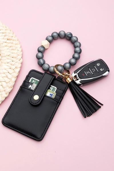 Aili's Corner Silicone Key Ring Wallet Bracelet