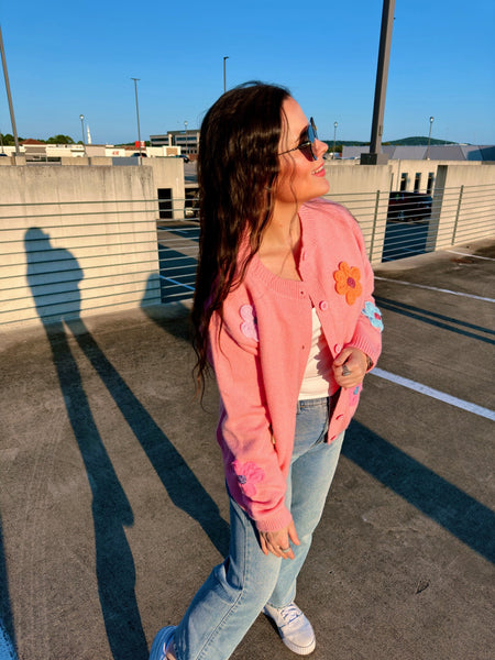 J. Lee Flower Power Cardigan