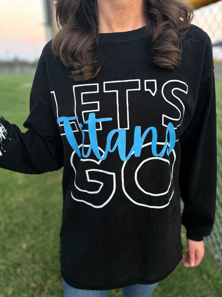 Customized “Let’s Go” Corded Crew