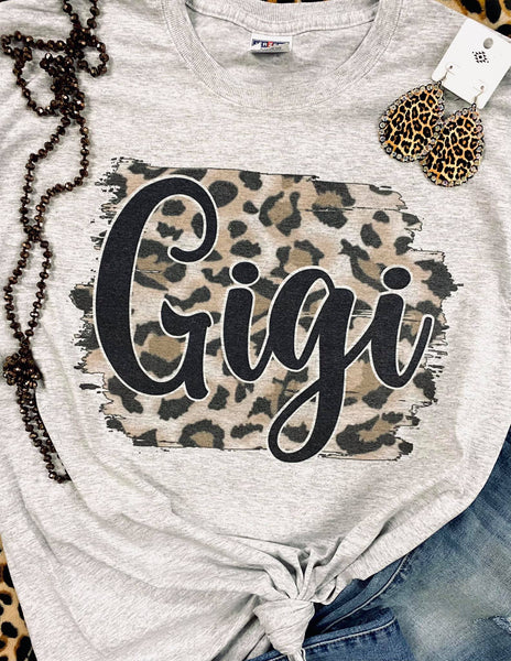 Custom Leopard & Red Buffalo plaid TEES-TSC