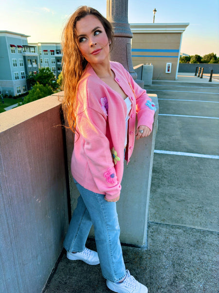 J. Lee Flower Power Cardigan