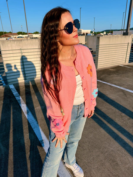 J. Lee Flower Power Cardigan