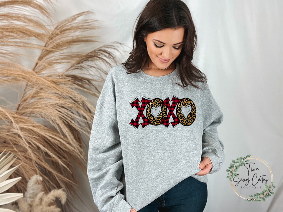 XOXO LEOPARD PLAID The Savvy Cactus Co