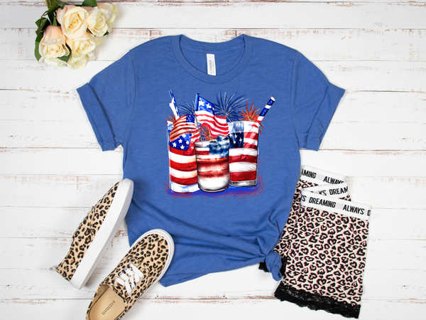 DTF PATRIOTIC GLASSES