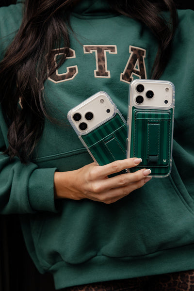 Evergreen Stripe Magnetic Case