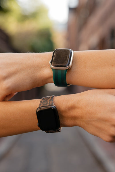 Evergreen Stripe Watch Band