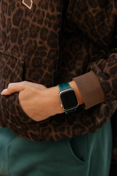 Evergreen Stripe Watch Band