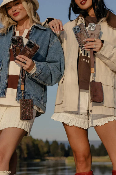 Cafe Gingham Magnetic Case