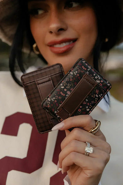 Twilight Blossom Magnetic Wallet