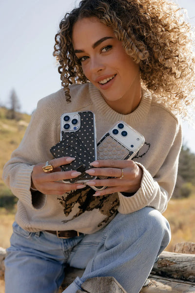 Cocoa Dot Magnetic Wallet