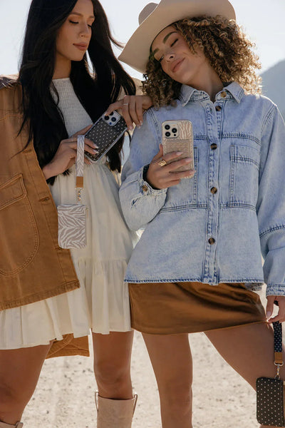 Safari Stripes Zipper Pouch