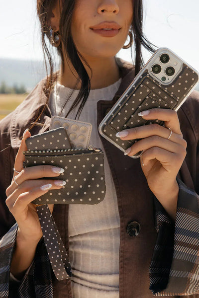 Cocoa Dot Magnetic Wallet