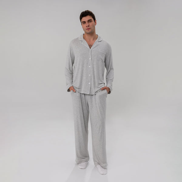 Men's Luxe Bamboo Long PJ Set