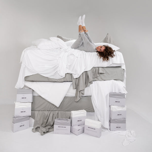 Cotton Blend Midnight Sheet Set