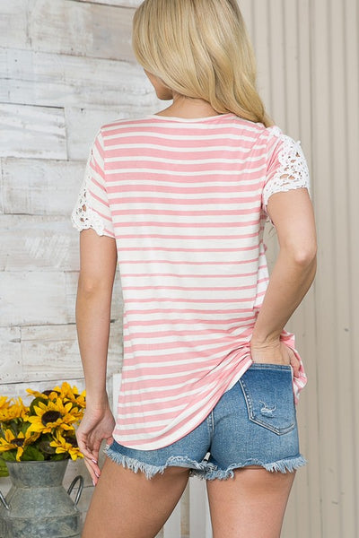 Orange Farm Clothing Clunny Patch Sleeve Top