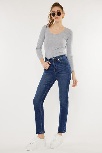 KanCan High Rise Slim Straight Jeans