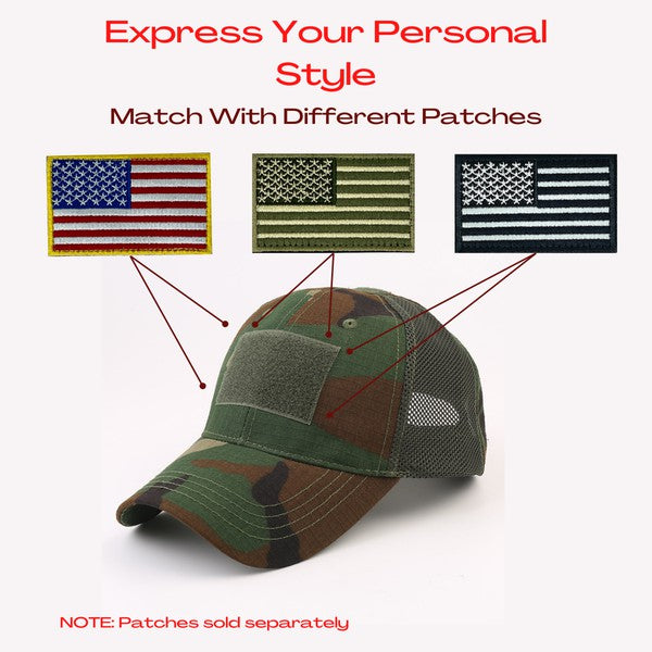 Jupiter Gear Tactical Military Patch Hat w Adjustable Strap