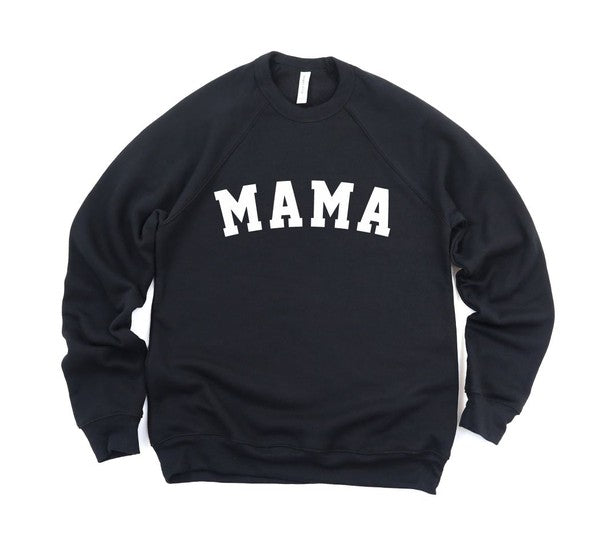 Ocean and 7th Varsity Font MAMA Premium Bella Canvas Crew