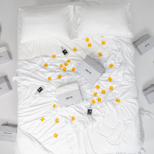 Sateen Cotton Grand Suite Sheet Set
