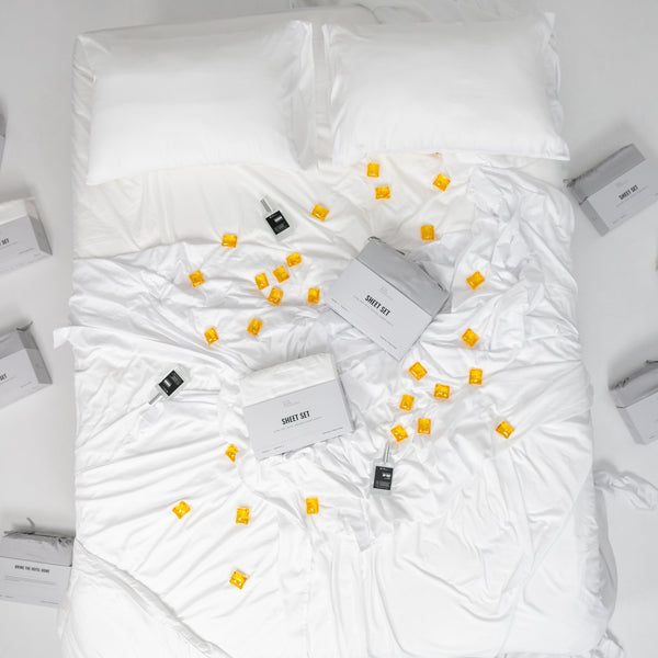 Cotton Blend Midnight Sheet Set