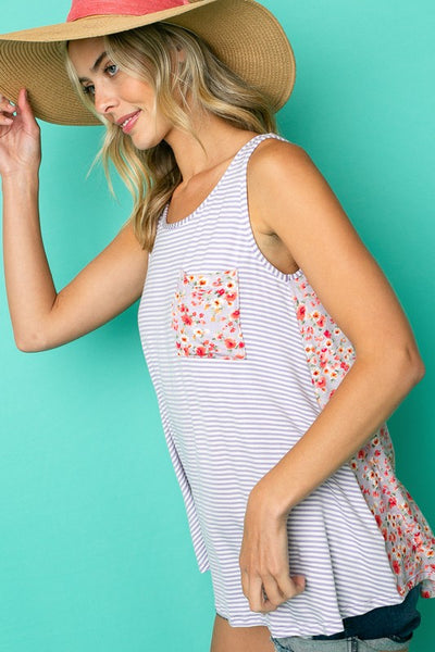 e Luna PLUS MIXED TANK TOP