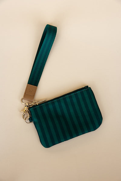 Evergreen Stripe Wrist Lanyard