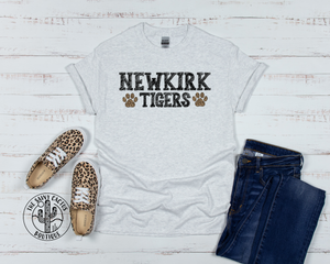 NEWKIRK TIGERS BLACK SKETCH LEOPARD PAW-TEE PARTY