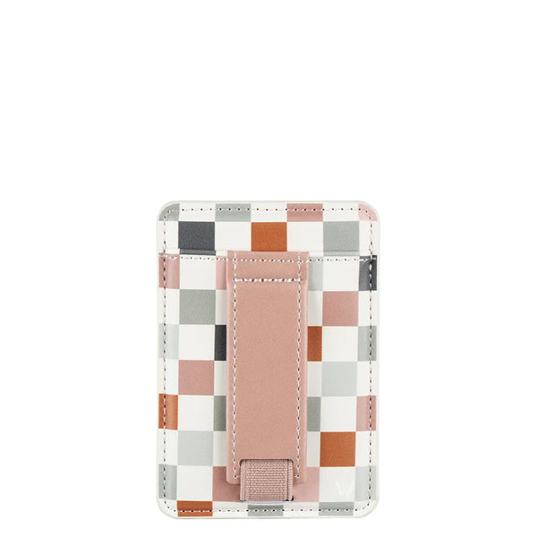 Coastal Check Magnetic Wallet