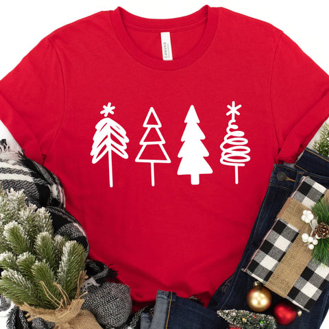 F20 Christmas Trees - Screen Print Transfer SKU1023 -TEE PARTY