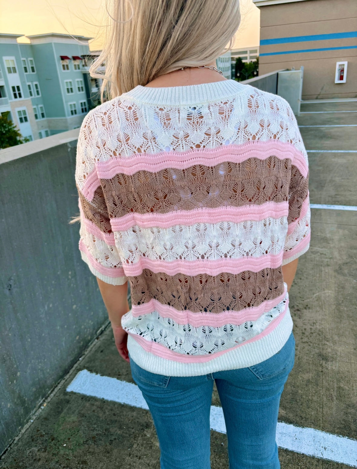 J. Lee Mocha Pink Knit Top – The Savvy Cactus Co