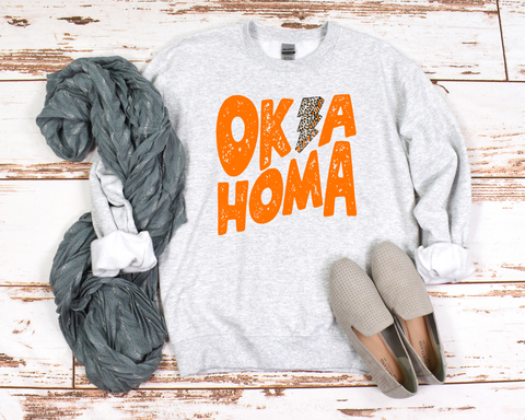 OKLAHOMA LEOPARD LIGHTENING BOLT SUB-TEE PARTY