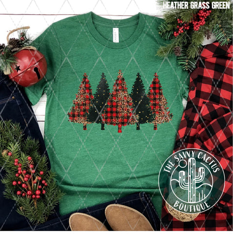 PLAID LEOPARD CHRISTMAS