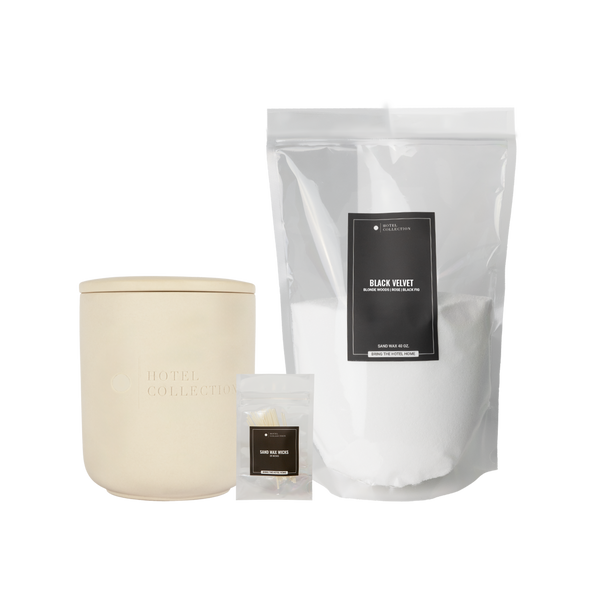 Petite Ceramic Sand Wax Set