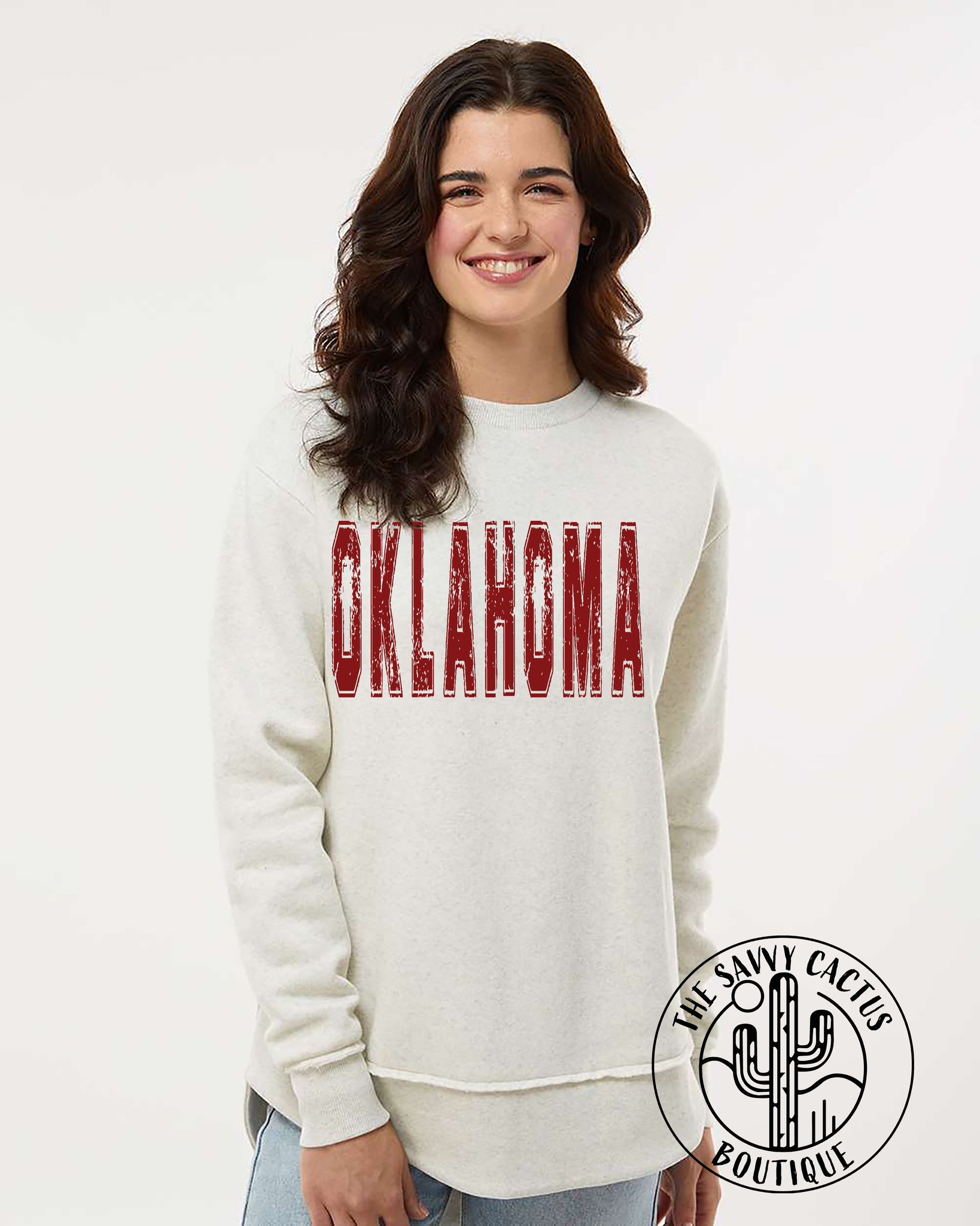 RED OKLAHOMA-LAT SWEATSHIRT