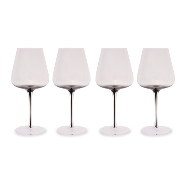 Smoke Stem Red Wine Glasses