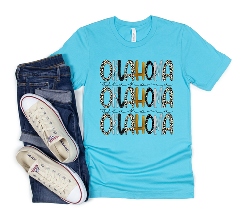 OKLAHOMA LEOPARD X3-TEE PARTY