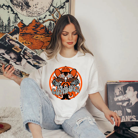 ORANGE PISTOL DTF-TEE PARTY