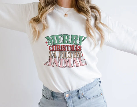 MERRY XMAS FILTHY ANIMALSUB SKU0039 -TEE PARTY
