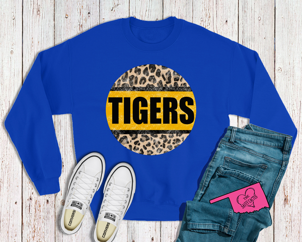 LEOPARD CIRCLE TIGERS TEE